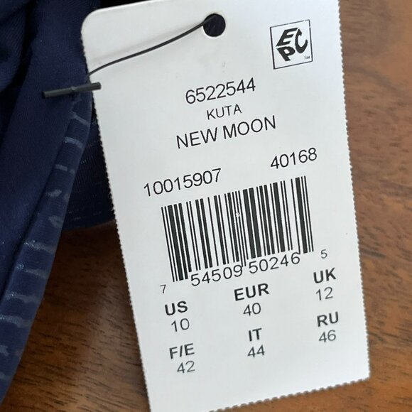 Amoressa Women's Sanskrit Kuta Maillot One-Piece Swimsuit Navy Stripe Size 10 - Picture 12 of 16